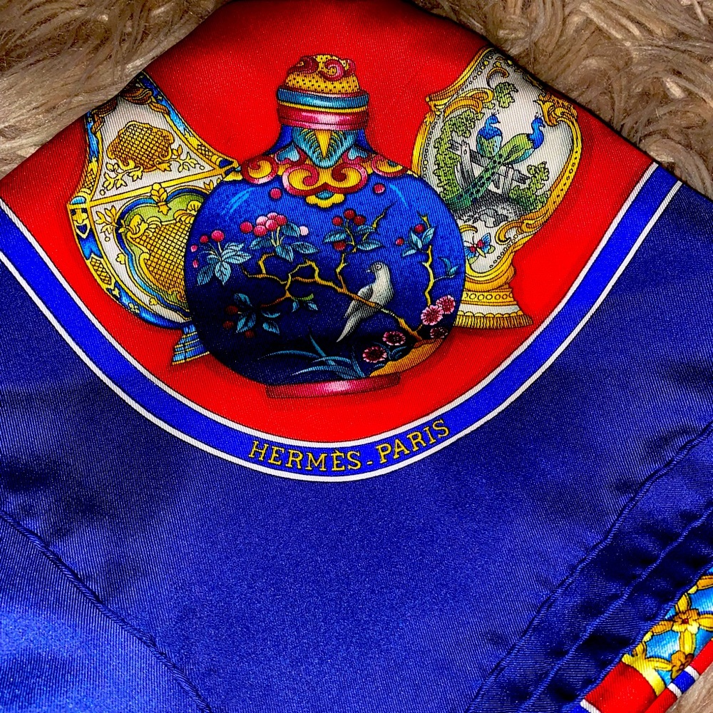 Hermes 100% silk scarf Made in France